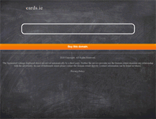 Tablet Screenshot of cards.ie